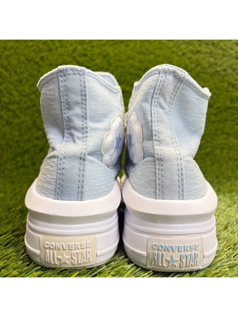 Converse Chuck Taylor All Star Move Hi Boys Size 5Y Blue Athletic Shoes Sneakers
